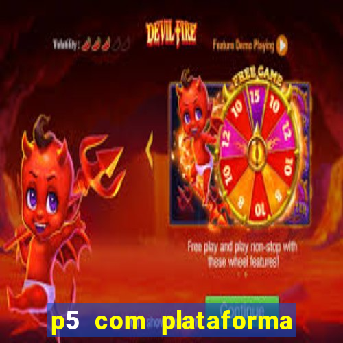 p5 com plataforma de jogos